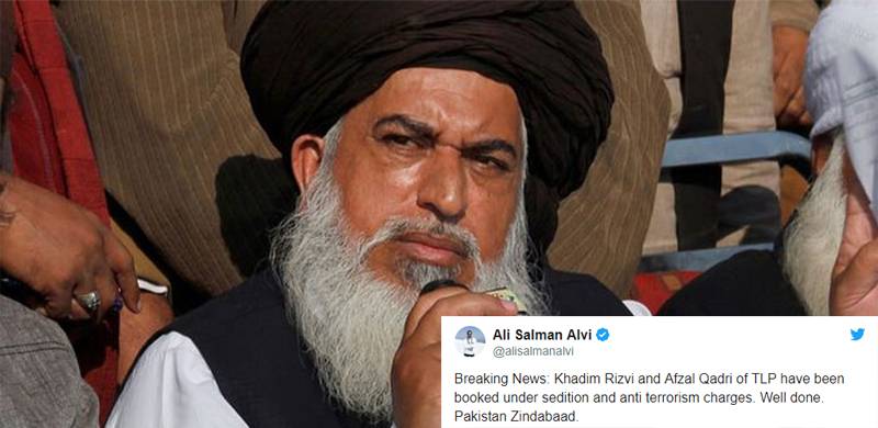 ‘Well done’: PTI takes bold step, charges Khadim Rizvi with sedition, terrorism