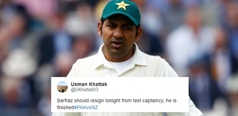 Pakistan lost to New Zealand and people are not saying nice things about Sarfaraz