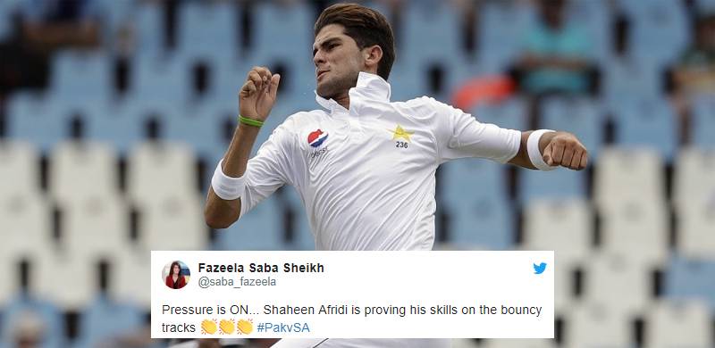 Twitter reacts as Shaheen Afridi impresses in South Africa