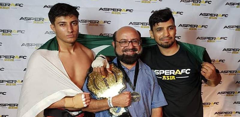 Pakistani MMA fighter finishes opponent in 80 seconds to win international debut