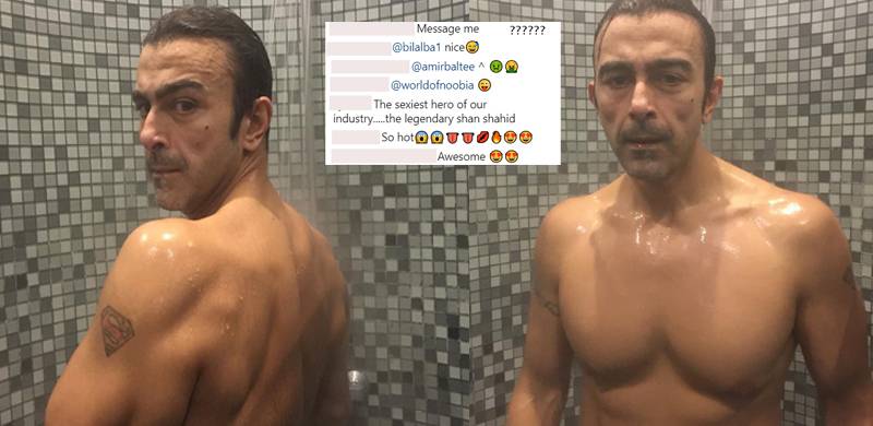 Shaan Shahid shared naughty pictures on Instagram and people are wanting more