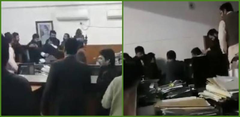 Shameless lawyer tries to take off trousers of a judge