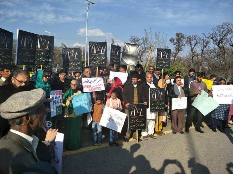 Pakistan-India tensions: Peace demonstration organised in Islamabad