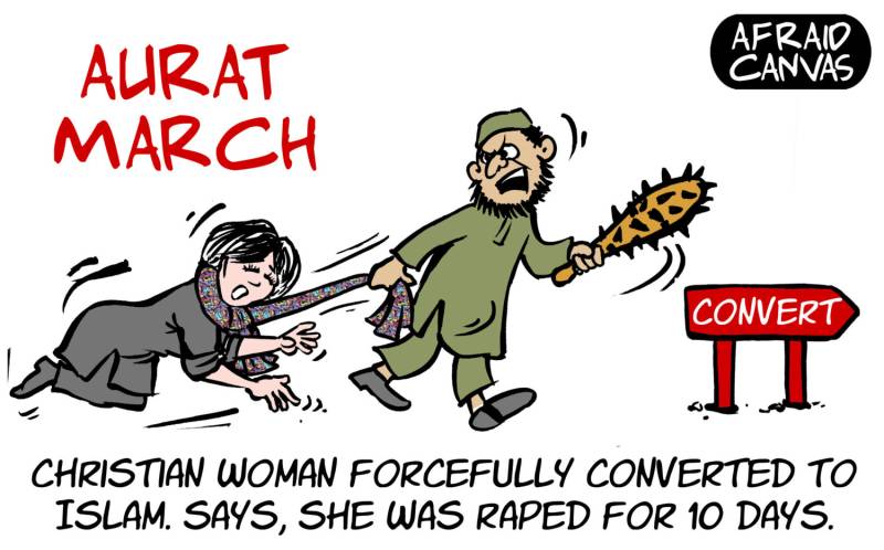 Days After Men Were Outraged Over Aurat March Slogans, A Christian Woman Was Forced To Convert To Islam In Islamabad