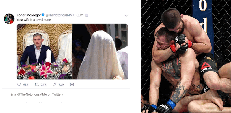 Conor McGregor Calls Khabib’s Veiled Wife ‘A Towel’, Causes Social Media Outrage