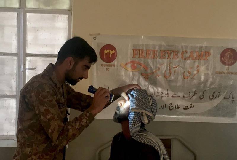 Army’s Medical Camp Provides Service to 3,500 Patients in Awaran