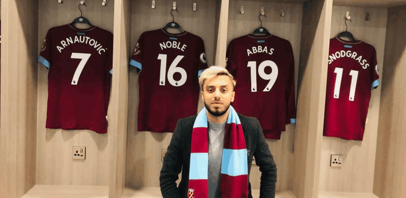Pakistan's Abdullah Abbas Signs For English Club West Ham United