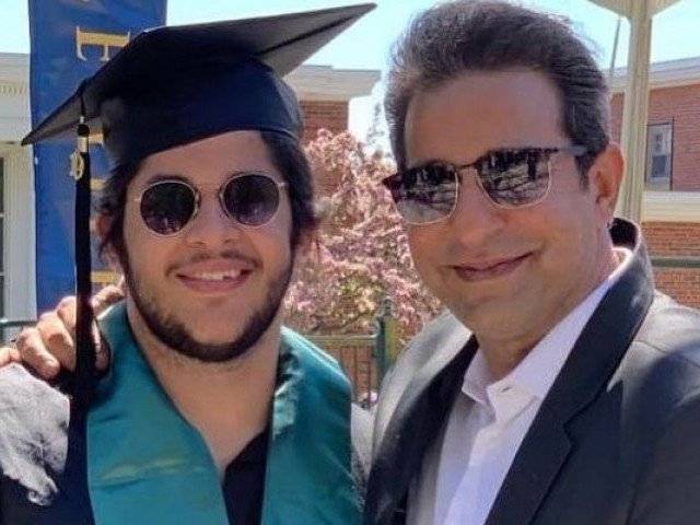 Wasim, Shaniera Akram Overjoyed At Son's Graduation
