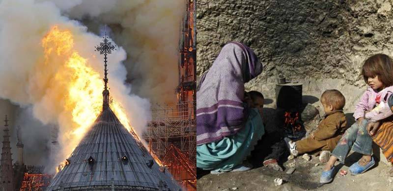 Misplaced Priorities: If We Can Raise Funds For Notre Dame, Why Not For 22,000 Children Dying Each Day Of Poverty?
