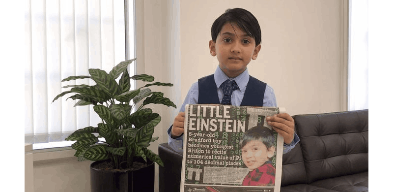 British-Pakistani Kid Becomes Youngest To Recite Numerical Value Of Pi To 104 Decimal Places