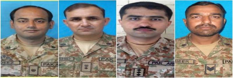 Three Pakistan Army Officers And One Soldier Martyred In IED Blast In North Waziristan: ISPR