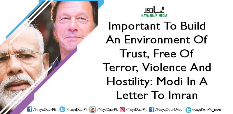 Important To Build An Environment Of Trust, Free Of Terror, Violence And Hostility: Modi In A Letter To Imran