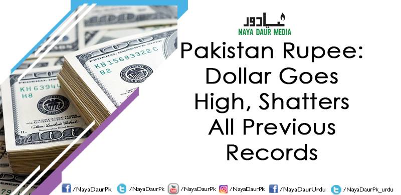Pakistan Rupee: Dollar Goes High, Shatters All Previous Records