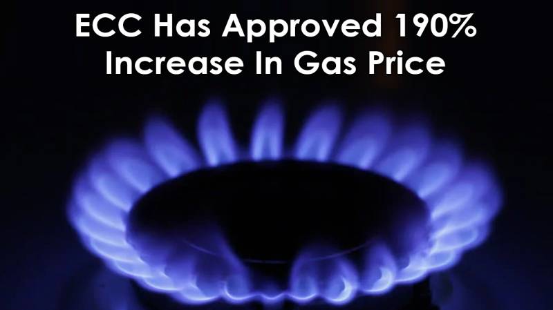 ECC has approved 190% increase in gas price