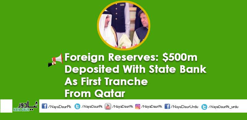 Foreign Reserves: $500m Deposited With State Bank As First Tranche From Qatar