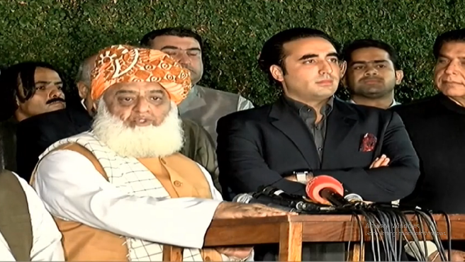 I Will Not Back Out From Locking Down Islamabad, Maulana tells Bilawal