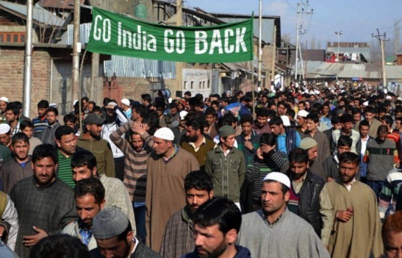 Mass Protests in Srinagar As Indian Government Claims All Is Well