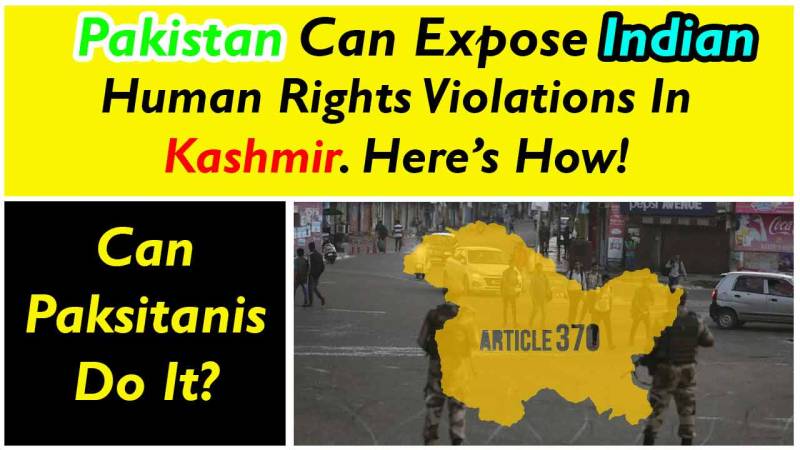 Start Relief Activities In Kashmir, Expose Indian Human Rights Violations