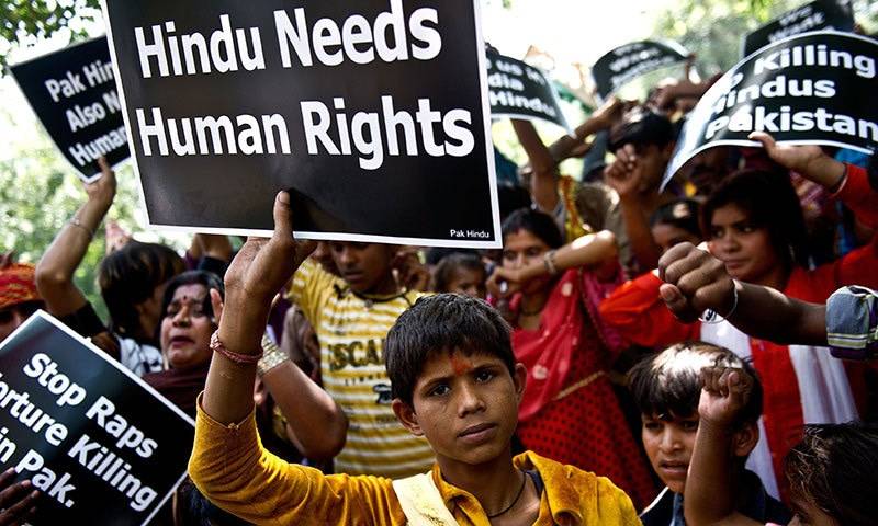 Sindh's Hindu Community Holds Demonstration Against Forced Conversions
