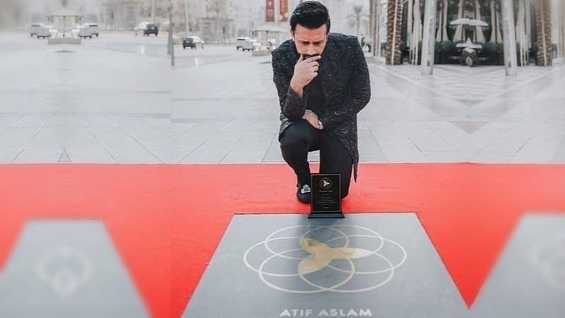 Dubai’s Walk Of Fame Honours Atif Aslam With His Very Own Star