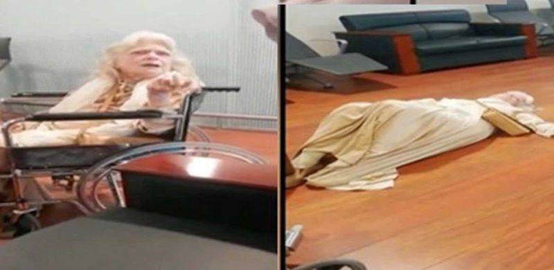 American Woman Lays Down On Floor Of Islamabad Airport Upon Being Refused Entry