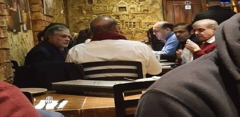 Picture Of Nawaz Sharif At London Restaurant Evokes Criticism From Fawad Chaudhry