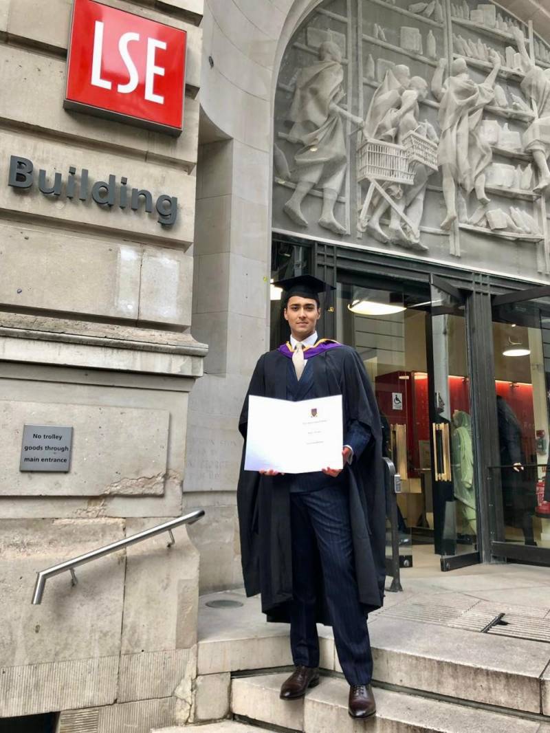 Junaid Safdar Graduates From LSE, Says Politics Punishes Those On Right Side Of History