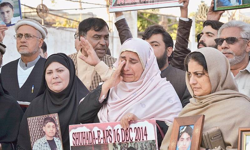 'Ehsanullah's Escape Has Reopened Our Wounds': APS Victims' Parents Stage Protest