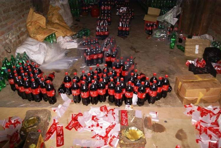 Factory Sealed For Manufacturing Fake Coca-Cola, Sprite
