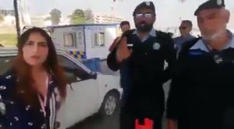 Woman Lashes Out At Traffic Policeman For Speaking To Her In Punjabi