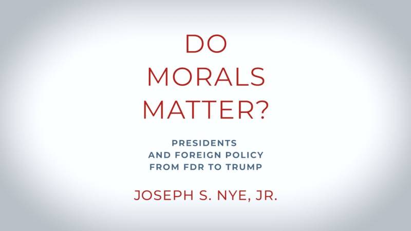 Does America Need A Moral Foreign Policy?