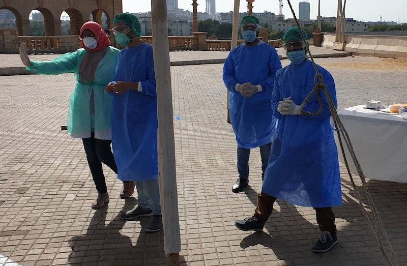 Sindh Sets Up Pakistan’s First Drive-Thru Coronavirus Testing Facility In Karachi