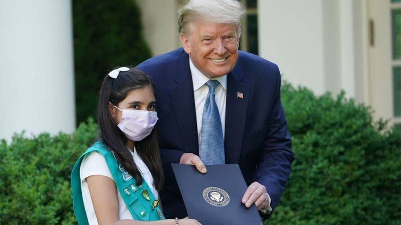 Donald Trump Honours 10-Year-Old Pakistani Girl As 'Coronavirus Hero'