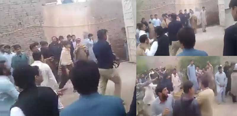 Mob Attacks Hujra Of SHO To Protest Incident Of Torturing, Parading Man Naked