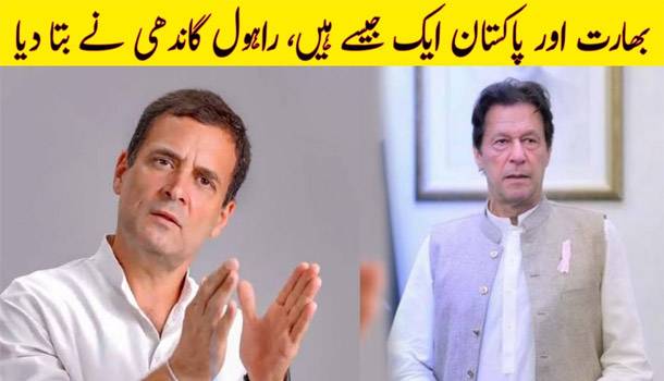 When Rahul Gandhi Exposed How Similar India And Pakistan Are