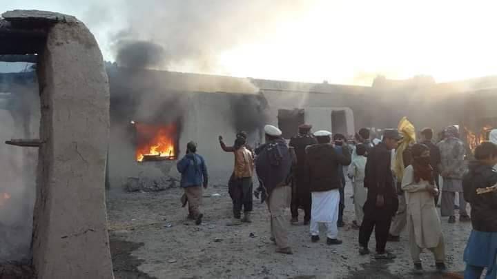 Lashkar Sets Houses On Fire In Waziristan Under FCR Despite Its Abolishment