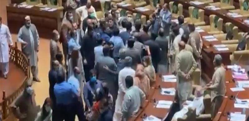 PTI MPAs Beat Up Disgruntled Party Members During Assembly Session