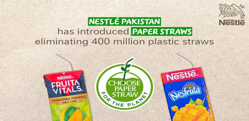 Nestlé Pakistan Introduces Paper Straws: Eliminating 400 Million Plastic Straws
