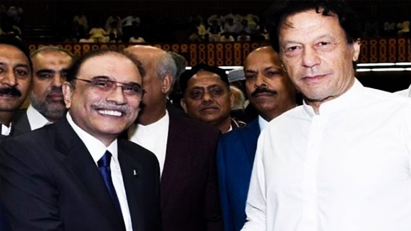 Zardari Imran Khan alliance