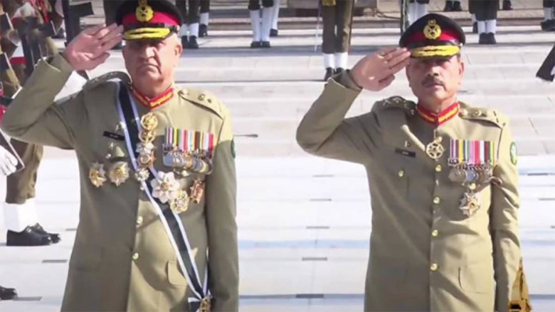 General Bajwa and Asim Munir