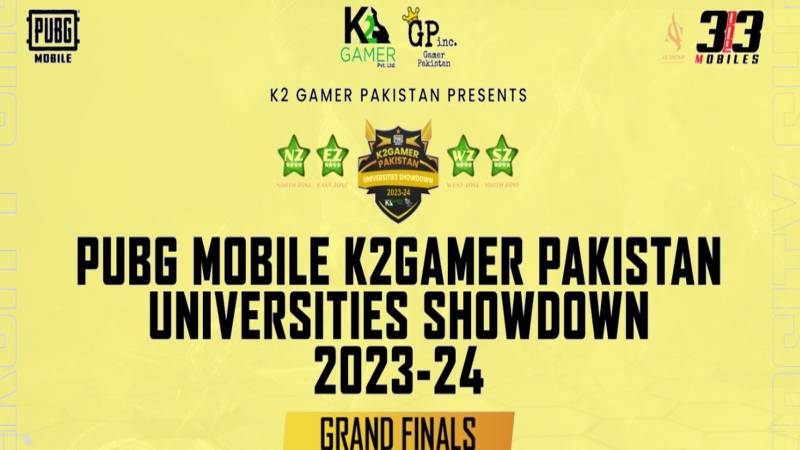 Pakistan's Top Gamers Battle For Prize-Pool Of Rs0.5m In PUBG Mobile K2 Gamer Pakistan Universities Showdown 2023-24