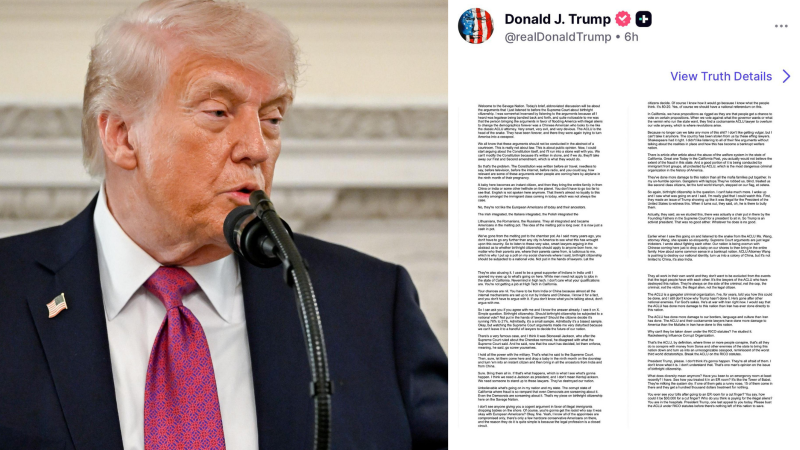 Trump Calls India And China “Hellholes” In Truth Social Post