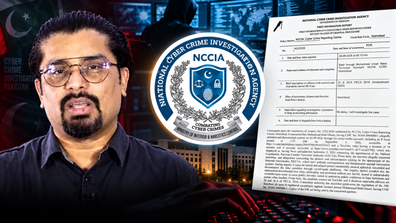 Missing Pakistani Journalist Bilal Ghouri Found in NCCIA Custody
