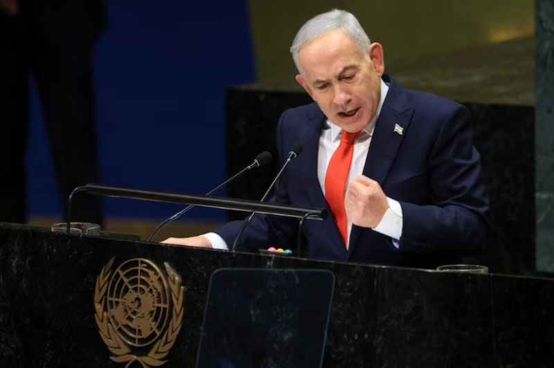 Netanyahu attacks Israel critics after UN delegates walk out