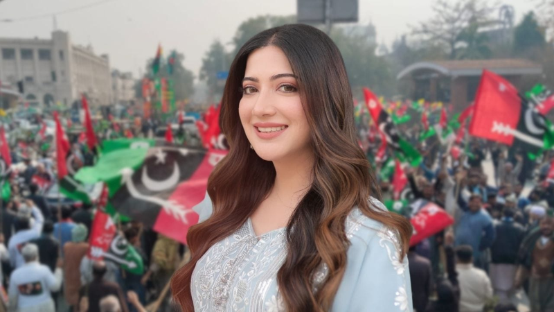 Actress Aymen Saleem Joins PPP, Inspired By Benazir Bhutto’s Political Legacy