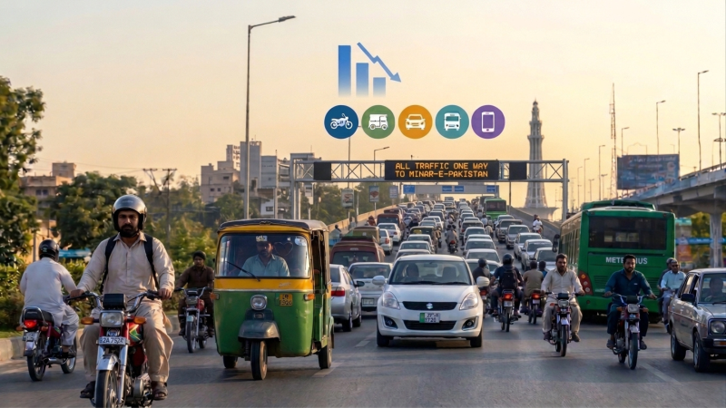 Pakistan’s Transport Costs Fall 7.9% Since May, Mobility Index Shows