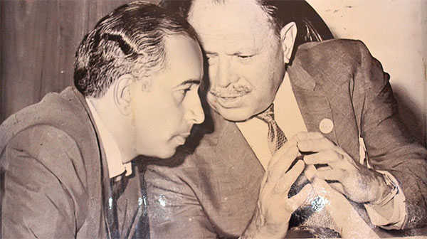 Foreign minister Zulfikar Ali Bhutto With President Ayub Khan