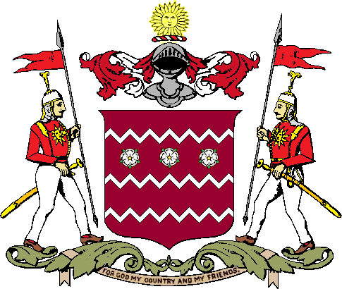 Coat of Arms of the Jammu Kashmir (J&K) princely state. The state was created by the British after it defeated the Sikh 1846.