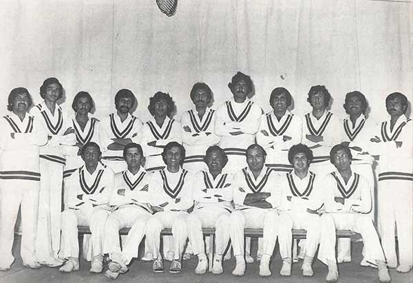 The Pakistan squad that toured Australia and New Zealand in 1976-77. 10 of the 18 players were from Karachi, the rest were from Lahore.